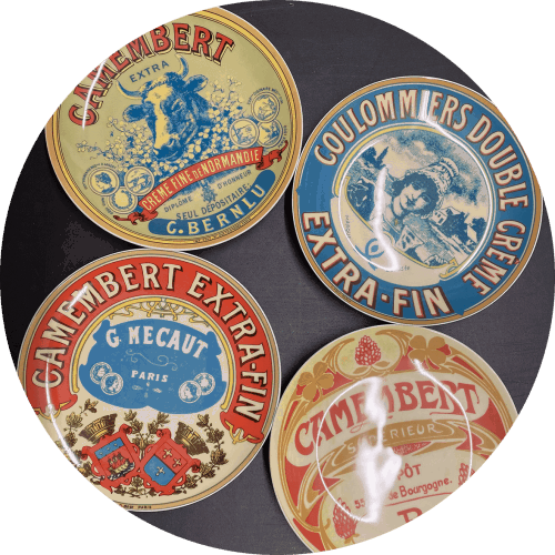 4 Cheese Serving Plates